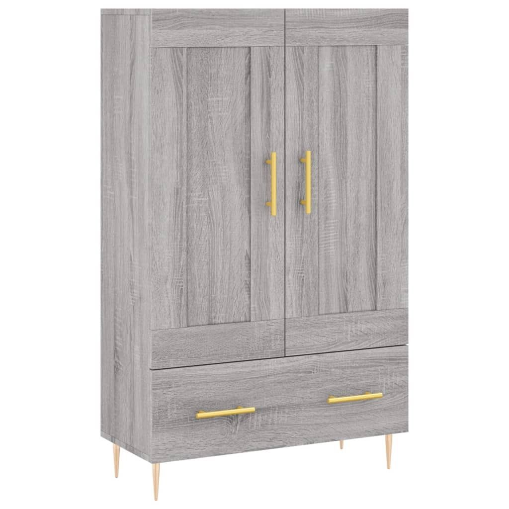 Highboard Grau Sonoma 69,5x31x115 cm Holzwerkstoff