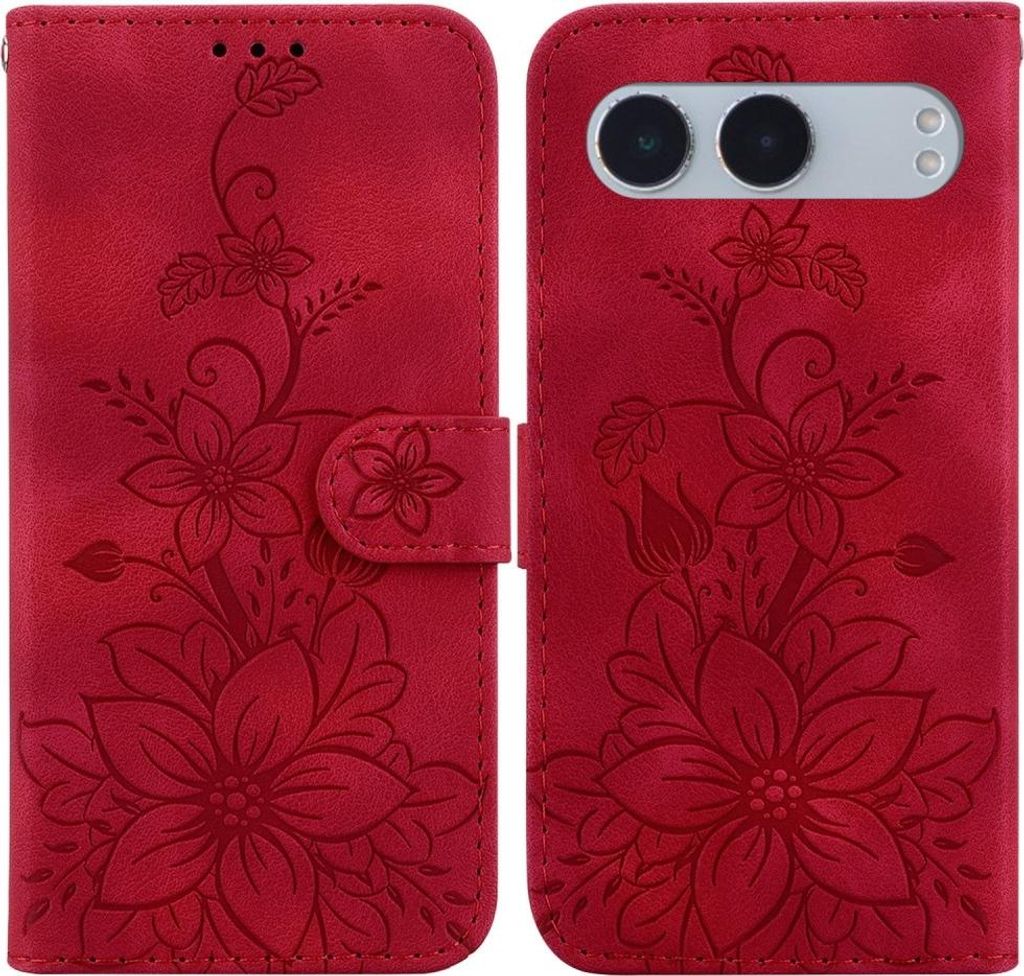 OnePlus Nord 4 Hülle - Coverup Blumen Klapphülle - Rot