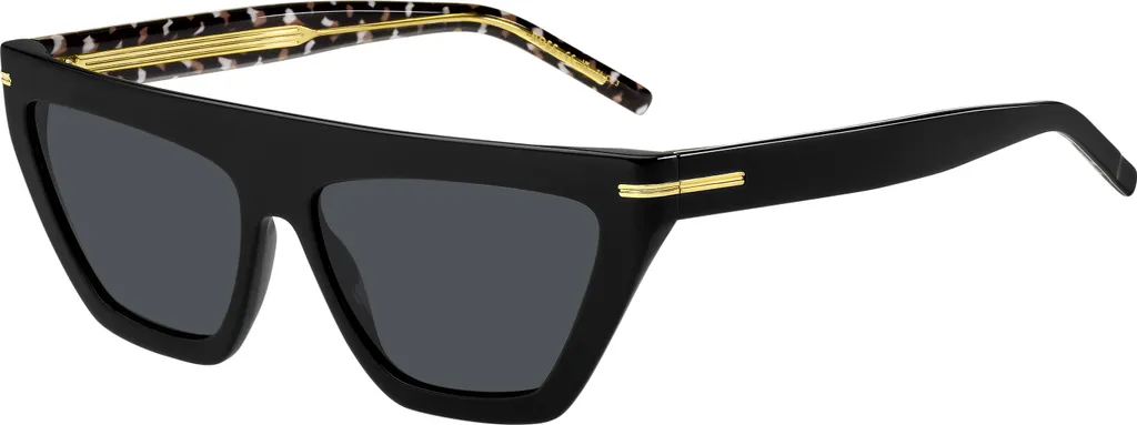 Monture Solaire Homme Hugo Boss 1609/S 807/IR Style Carré Noir 58mm