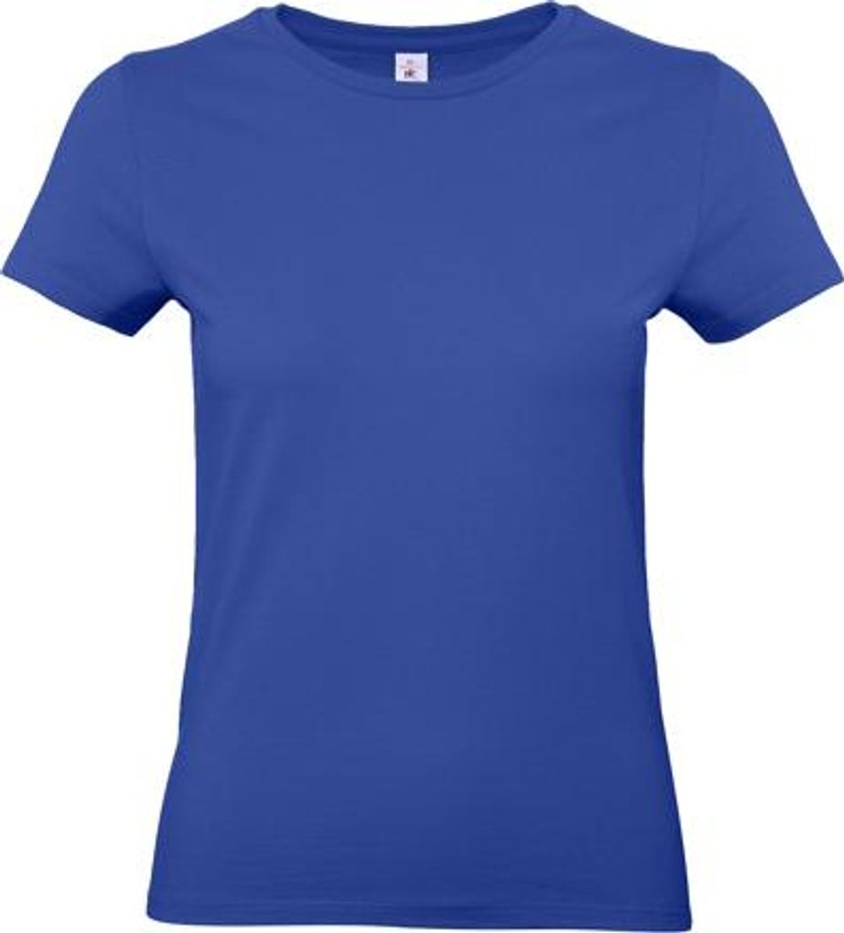 Damen-T-Shirt, Kurzarm - B&C #E190/W - cobalt blue - Größe S