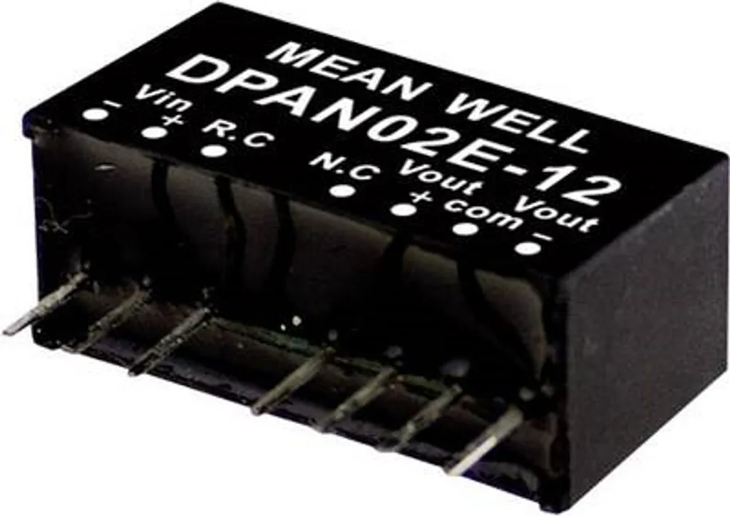 DPAN02B-05 MEAN WELL Alimentation Isolée 2W avec Sortie Stable de 5V