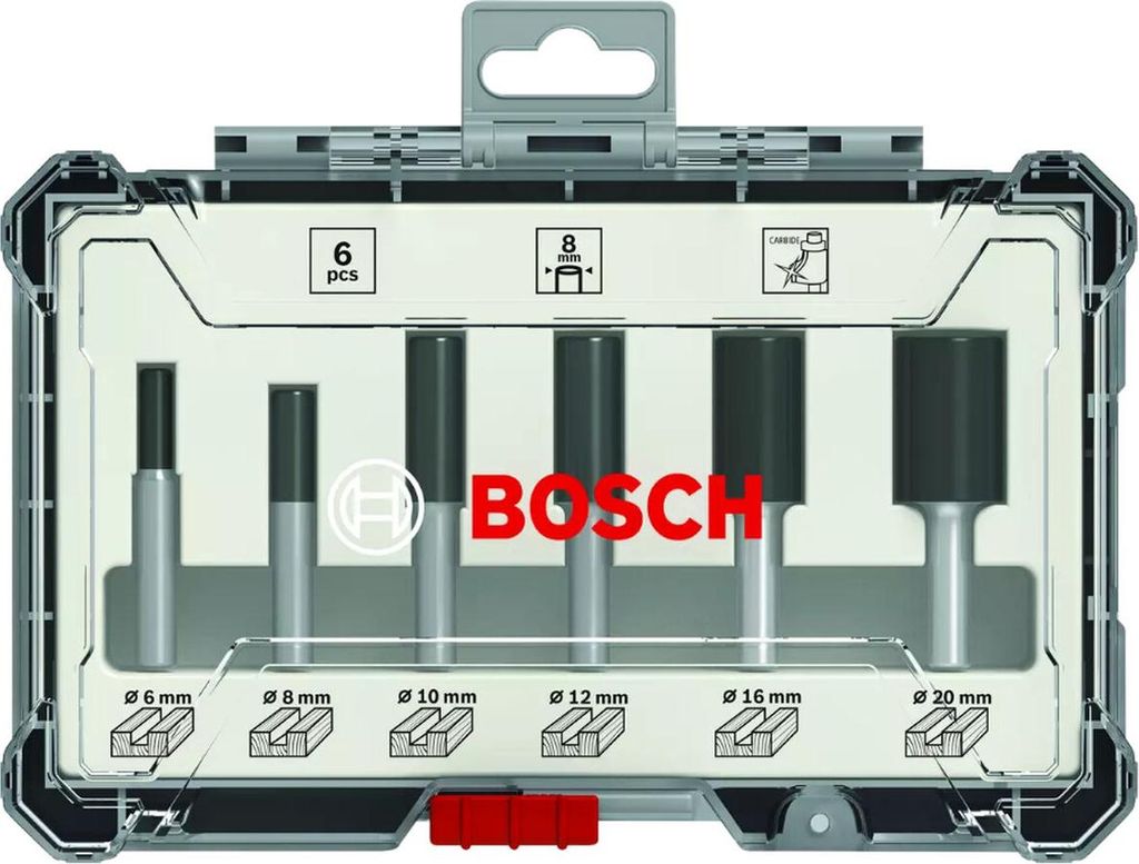 Mehrzweck-Fräser-Set BOSCH 6 Stücke