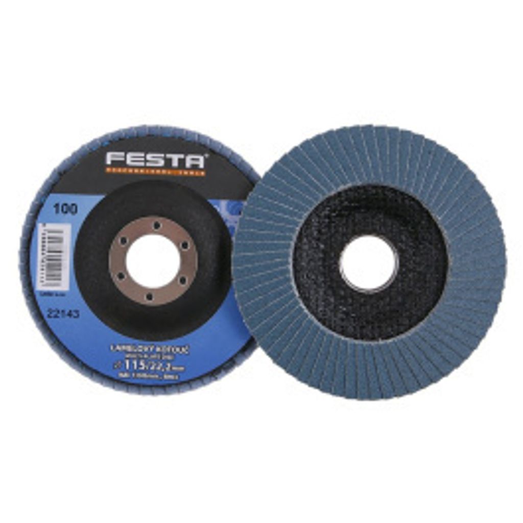 FESTA - Lamellenscheibe 115mm Körnung 100