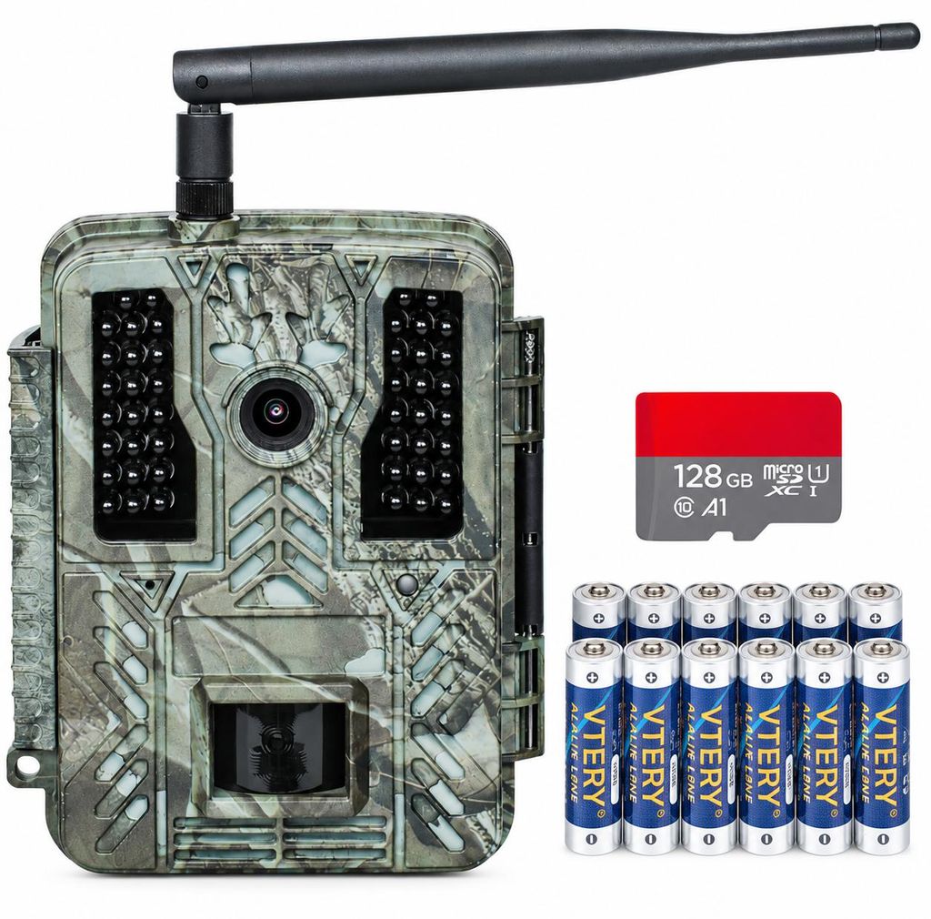 Siltcon Wildkamera 4K 60 MP mit WLAN und App, Nachtsicht, Produktbild 
