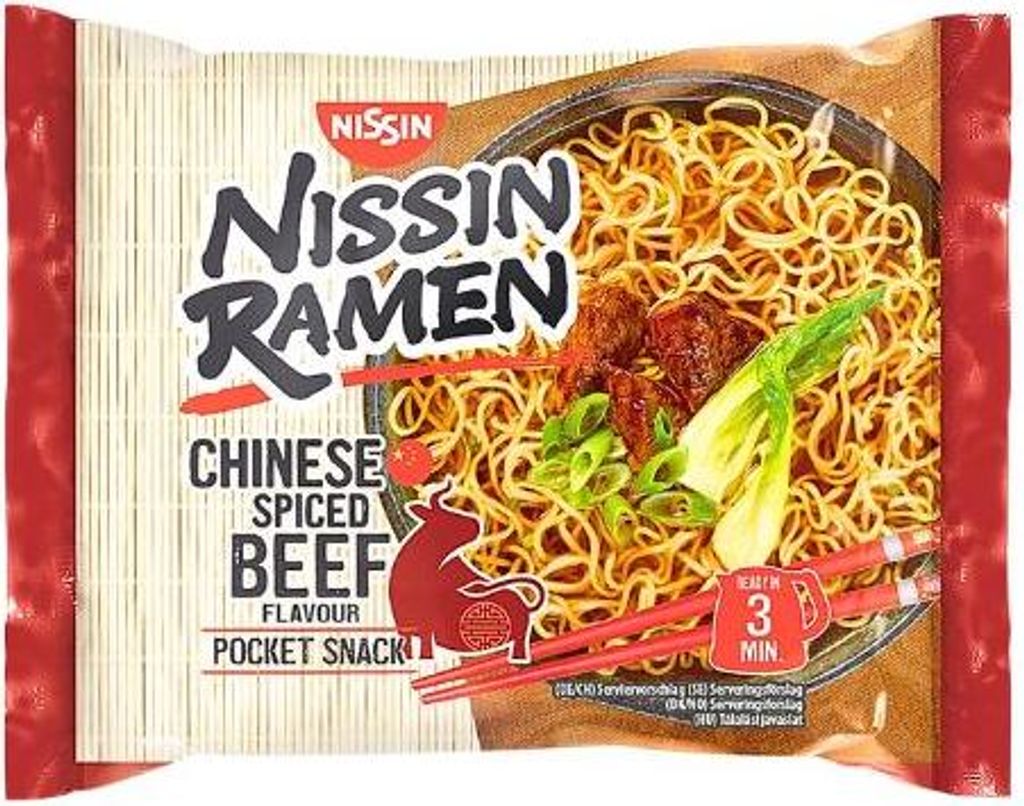 NISSIN Ramen Chinese Spiced Beef 67g