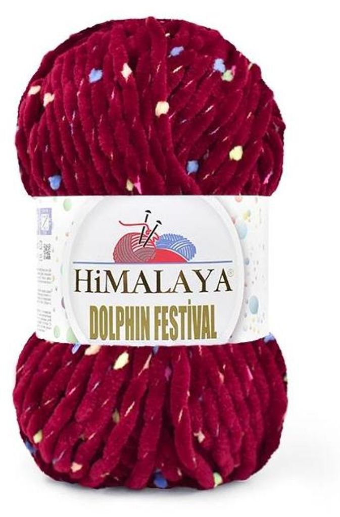 Wolle Himalaya Dolphin Festival 122 bordeaux - Stricken & Produktbild 