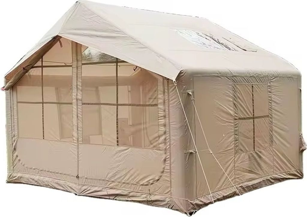 Aufblasbares Familienzelt 8m², 4-5 Personen, 4-Jahreszeiten-Zelt, 320x250cm
