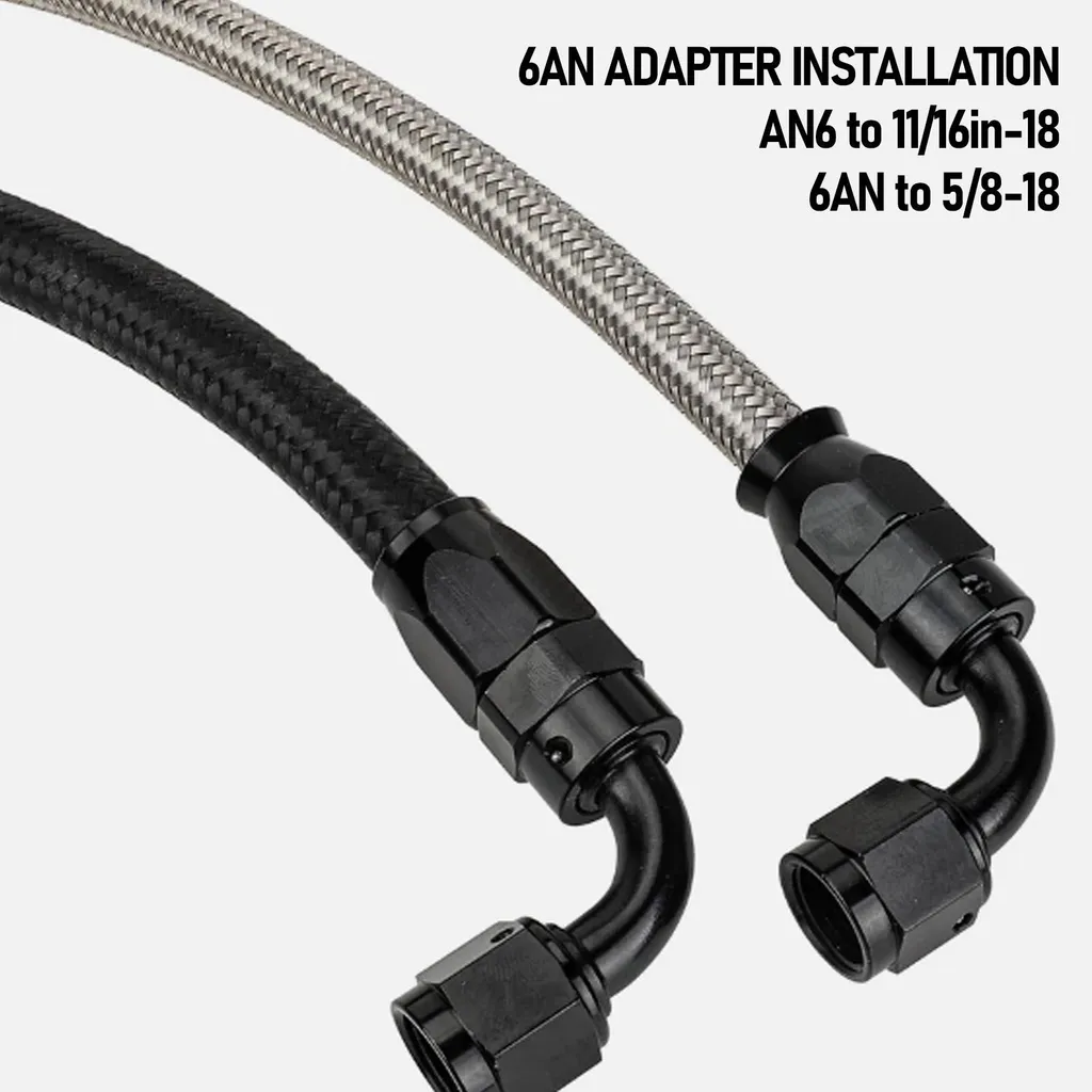 Kit Flexibles Direction Assistée 25" 6AN pour Conversion C10 LS Type 2 - 17