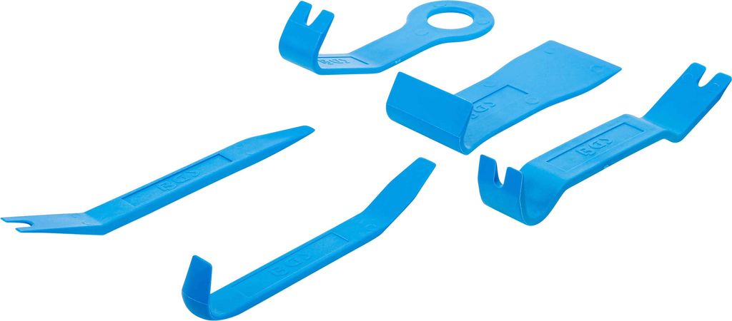 BGS 3027 Zierleistenkeile-Set, verschiedene Formen, 5-tlg.