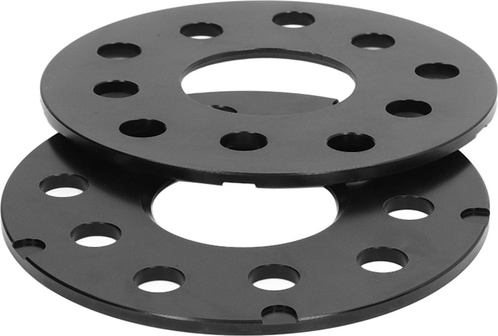 2 Stück 5 mm/0,20 Zoll Aluminiumlegierung Spurverbreiterungen Auto Nabenzentrierte Adapter Ersatz für Seat