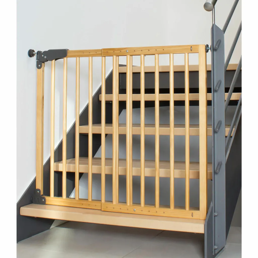 Barrière de sécurité à visser ou serrer Reer Basic, bois naturel - 2