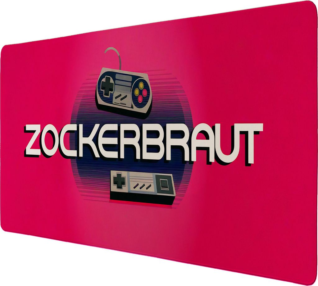 Zockerbraut Schreibtischunterlage 89x40cm XXL Mauspad