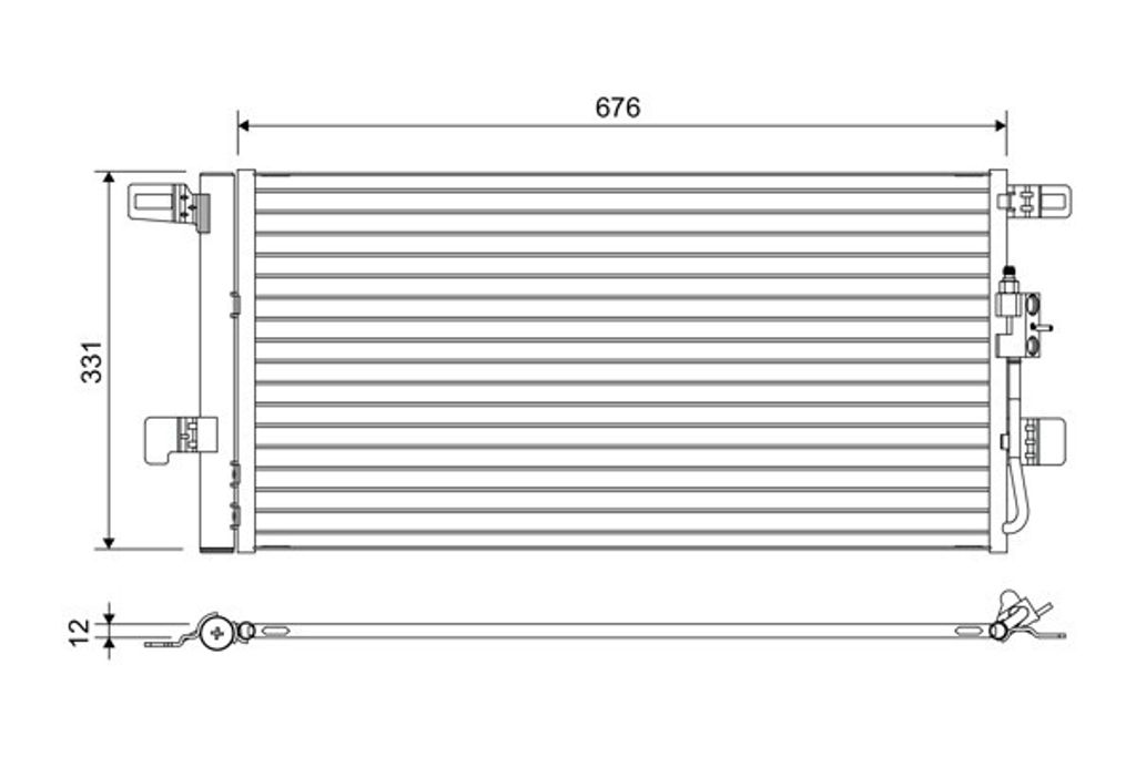 VALEO 822648 Kondensator Klimaanlage Klimakondensator für AUDI Q5 (FYB) +Trockner