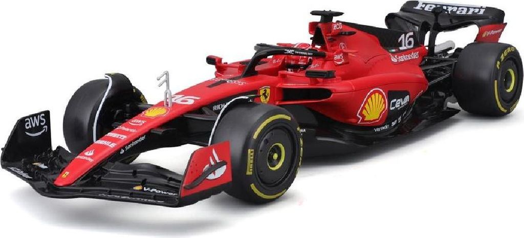 Miniaturauto Bburago F1 Ferrari SF23 Charles Leclerc 16 Produktbild 