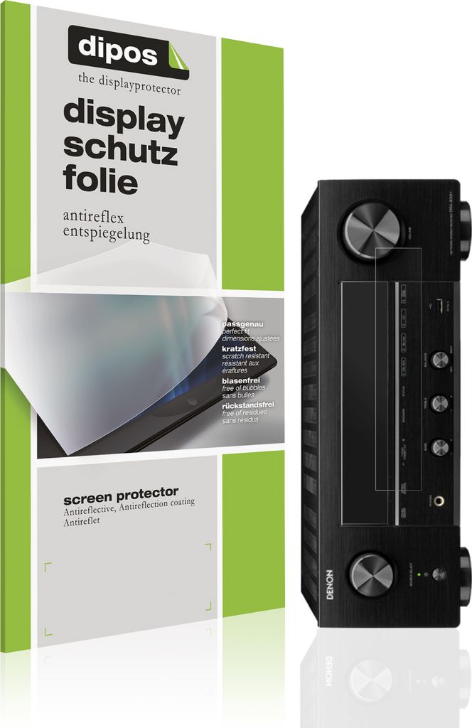 2x Schutzfolie für Denon DRA-800H matt Displayschutzfolie Folie Display Schutz dipos