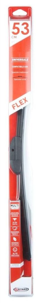 COLZANI Flat Wiperblade 53cm - 21", Scheibenwischerblatt, Schwarz, 530 mm, Sichtverpackung, 1 Stück(e)