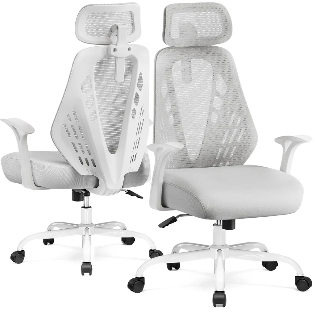 Sedia Ergonomica COMHOMA: Comfort da Ufficio con Supporto a V