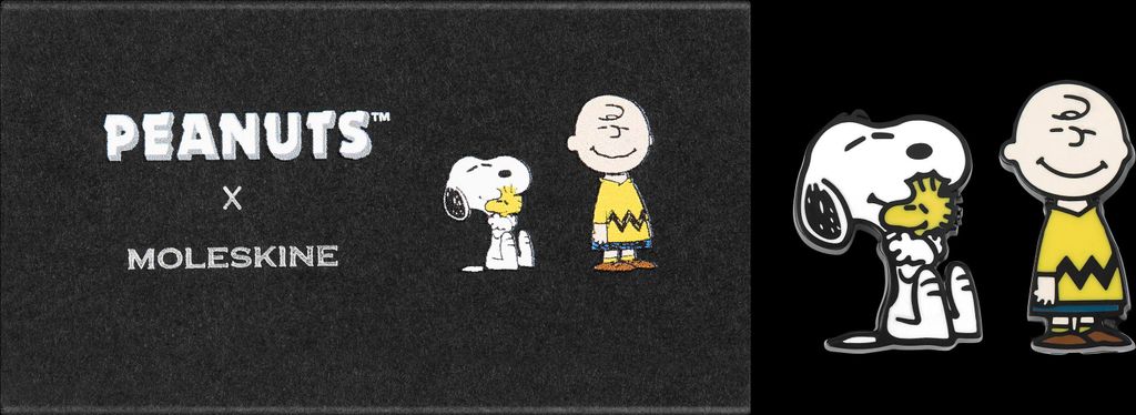 Moleskine Peanuts Pins (2er Set)