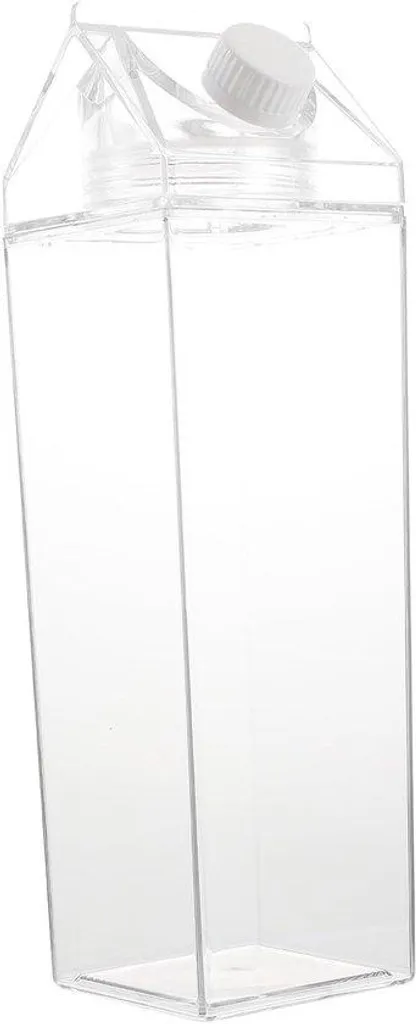 Bouteille carrée 1000ml : finissez-en avec le désordre dans le frigo