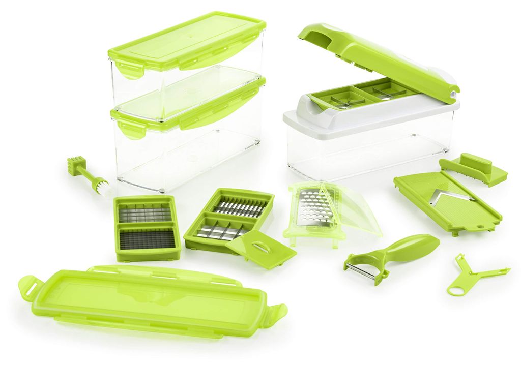 Genius Nicer Dicer Plus (18 sztuk) w kolorze zielonego kiwi Zdjęcie produktu 