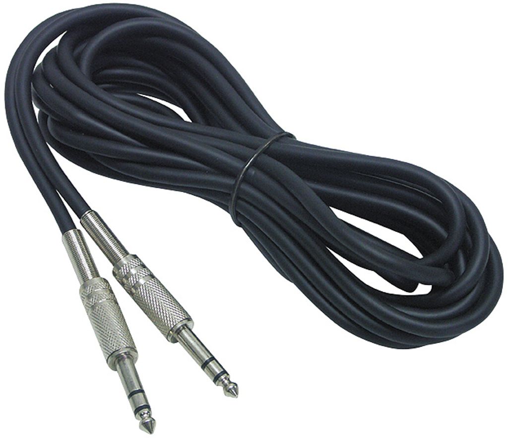 Klinke-Verbindungskabel HOLLYWOOD 10m, 6,3 mm Produktbild 