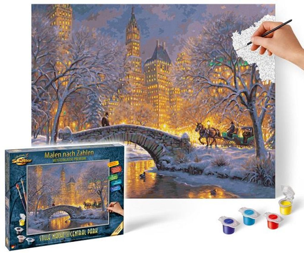 Peinture par numéros - Douce nuit à Central Park Image du produit 