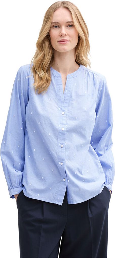 Tom Tailor 1045250 Langarmbluse Blau 38 Frau Blau 38