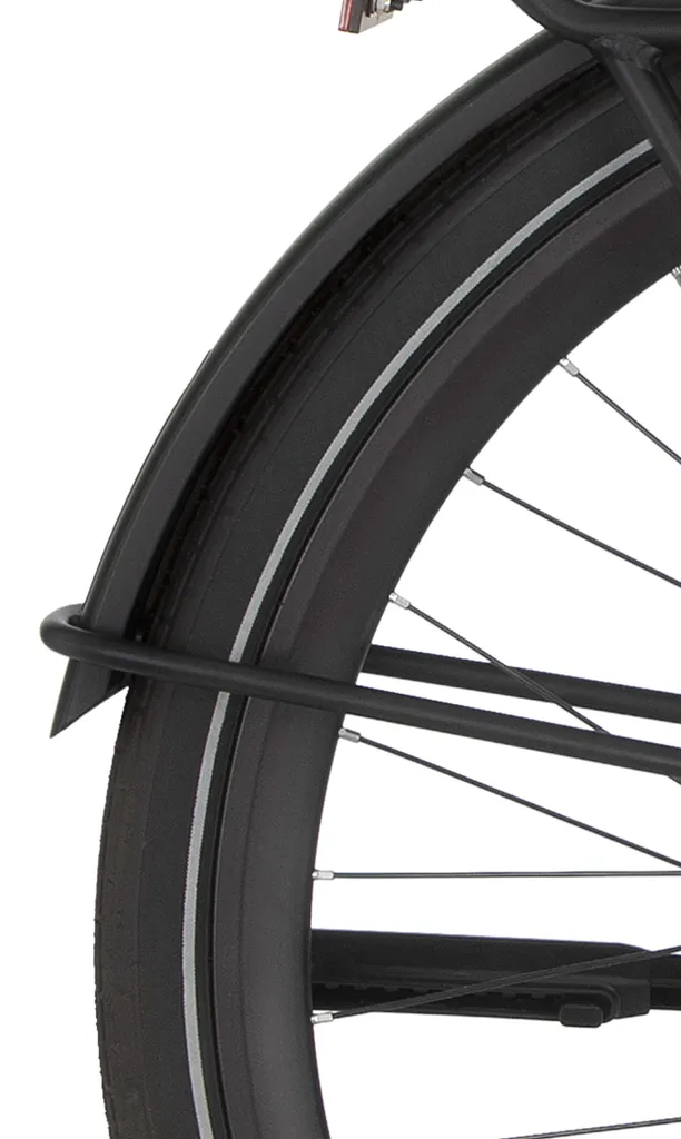 Garde-boue Cortina E-Silento Jet Black Matt robuste et design noir mat