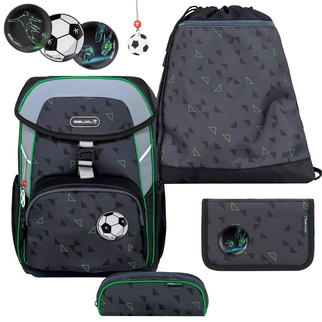 Belmil Schulranzen Set Fußball Jungen 1.Klasse Grundschule Produktbild 