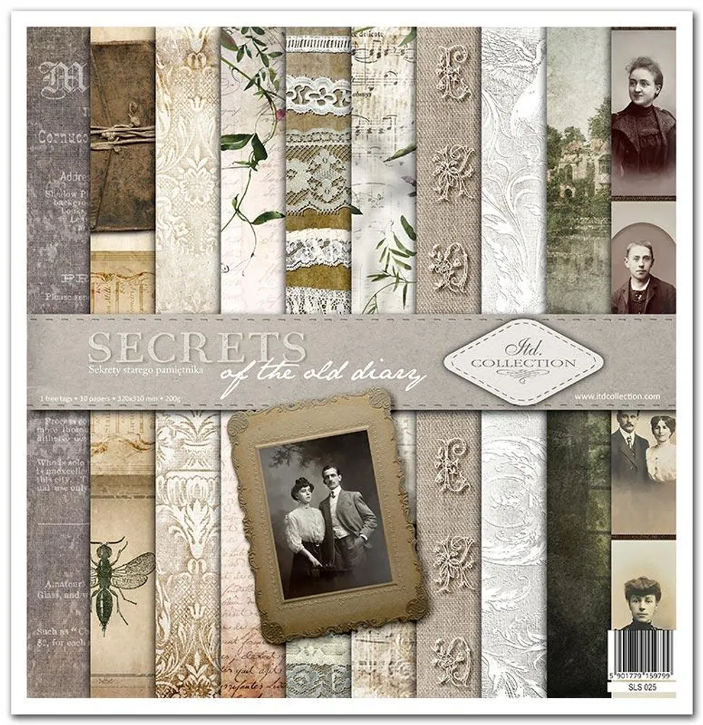 Recensione ITD Set Scrapbooking 200g Segreti Vecchio Diario 31x32