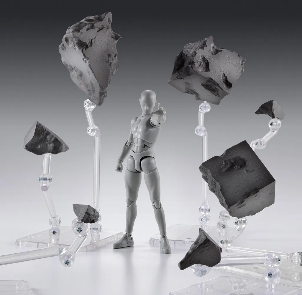 Tamashii Effect Concrete Crash Gris avec Effets de Débris Réalistes