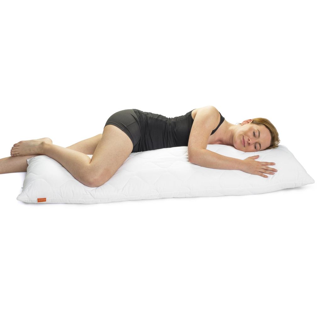 sleepling – Seitenschläferkissen 40 x 145 cm, Kopfkissen, 100% Mikrofaser, für Allergiker geeignet, Komfort 100