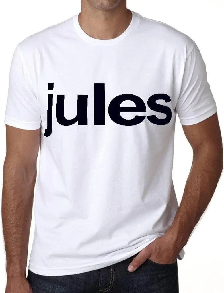 Herren Grafik T-Shirt Jules Öko-Verantwortlich Vintage Jahrgang Kurzarm Lustige Druck Geburtstag Geschenk Mann