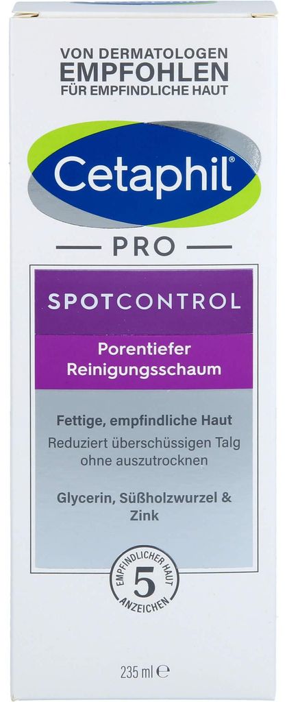 Cetaphil Pro Spot Control mousse nettoyante porent.235 ml Image du produit 