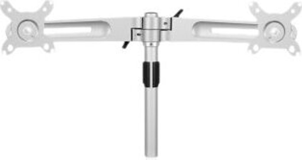ICY BOX IB-AC638M2, Freistehend, 12 kg, 61 cm (24"), 75 x 75 mm, 100 x 100 mm, Silber