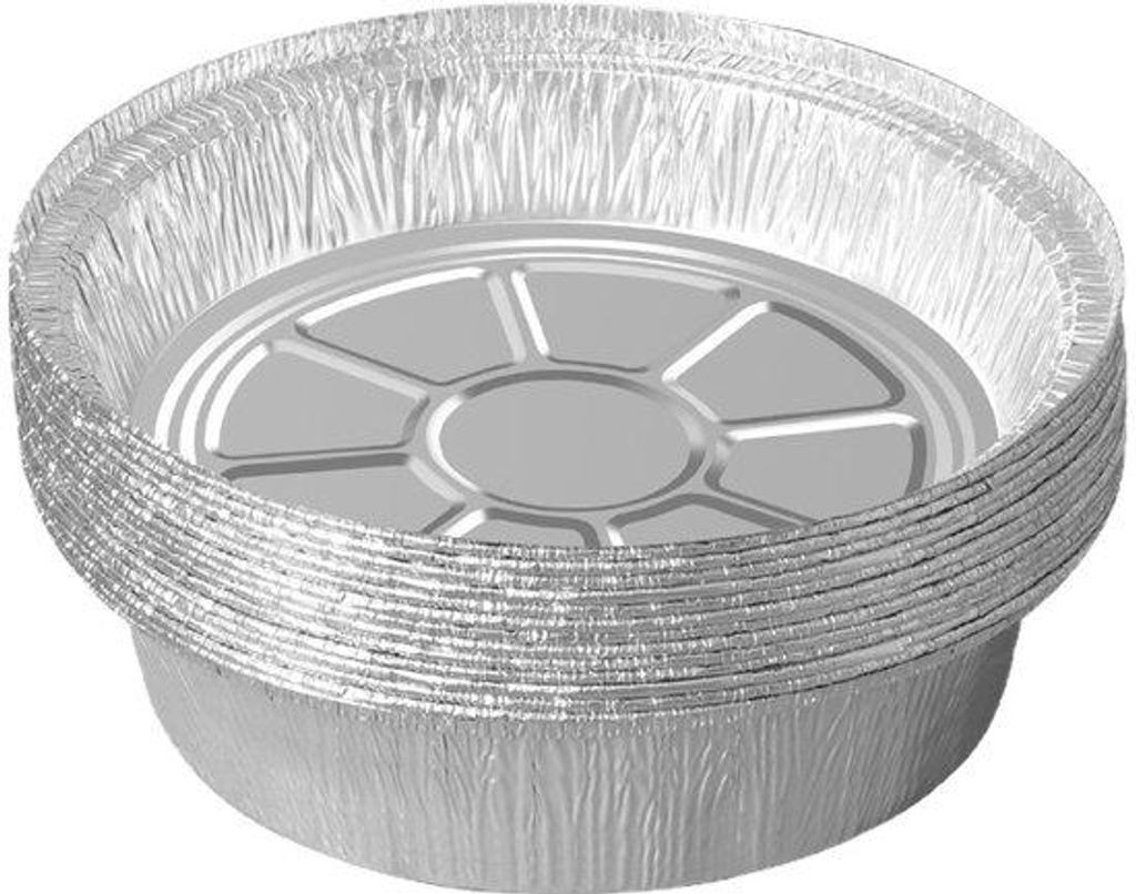 Aluminium BBQ-Set - 10 Stück - Antihaftbeschichtung - Grillwürfel - Sicherer Grillgebrauch - Aluminiumschüssel Grillen - Grillzubehör - Alumini...