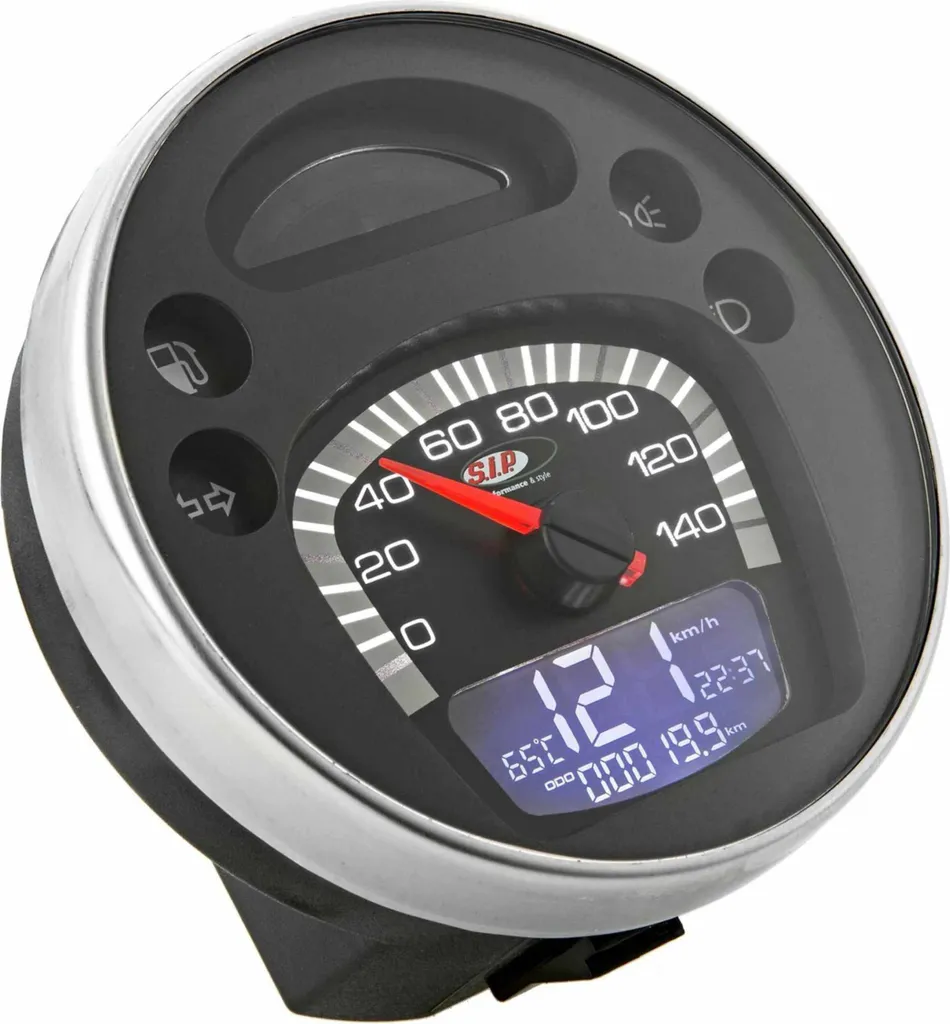 Compteur de vitesse SIP 2.0 Digital Noir 14.000 tr/min 24 Fonctions