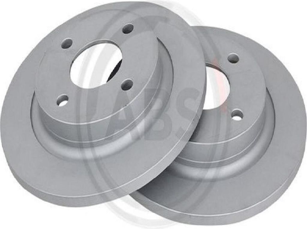 2x A.B.S. Bremsscheibe 18618 für FORD Fiesta Mk7 Schrägheck 40 2mm 3 6kg 253mm