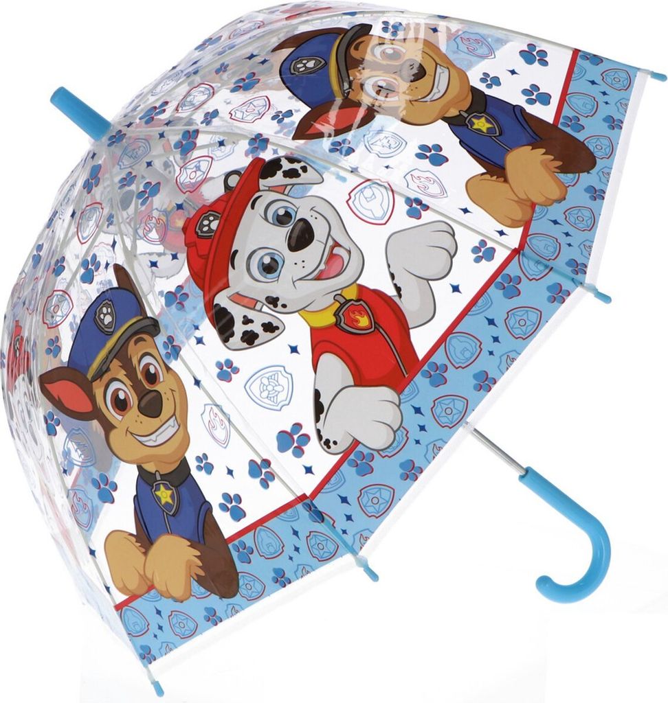 Undercover Paw Patrol KinderParaplu 69 cm blau transparent Produktbild 