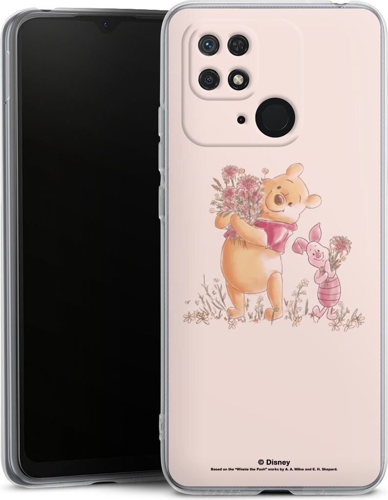 DeinDesign Handyhülle für Xiaomi Redmi 10C Silikon Hülle Case Smartphone Schutzhülle Disney Offizielles Lizenzprodukt Winnie Puuh Ferkel