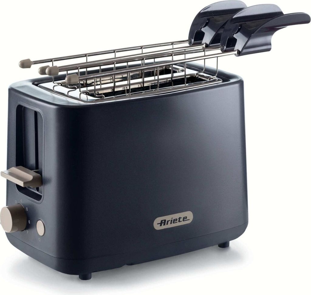 Ariete 157 Breakfast 2-Schlitz-Toaster mit Edelstahlzangen