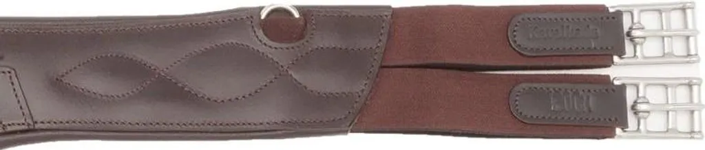 Sangle pour crampons en cuir véritable marron - Modèle résistant 120cm - 3