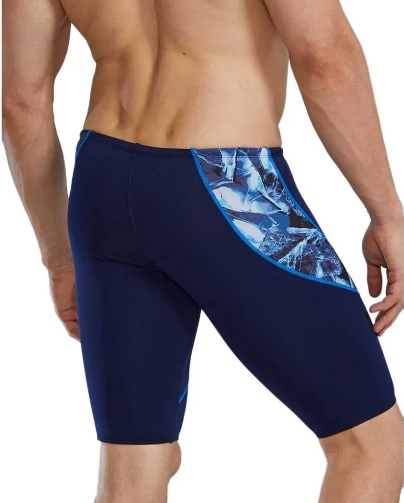 Maillot de Bain Jammer Natation Homme Tyr Durafast Elite Bleu Taille 38 - 2