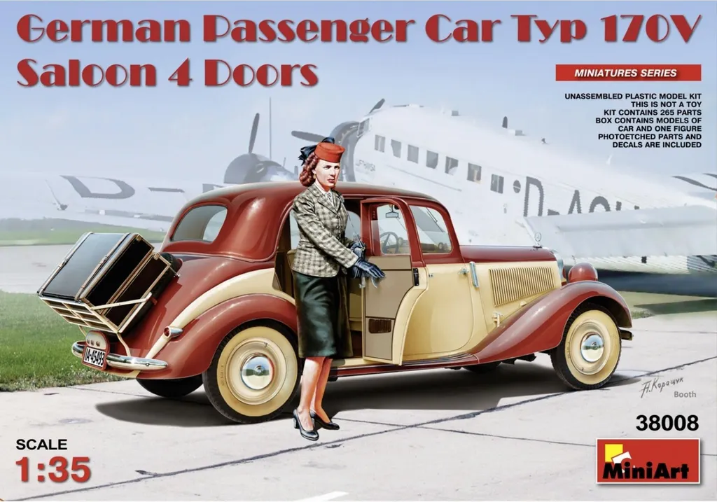 Maquette Voiture 170V 1:35 : Kit Complet pour un Réalisme Historique Total