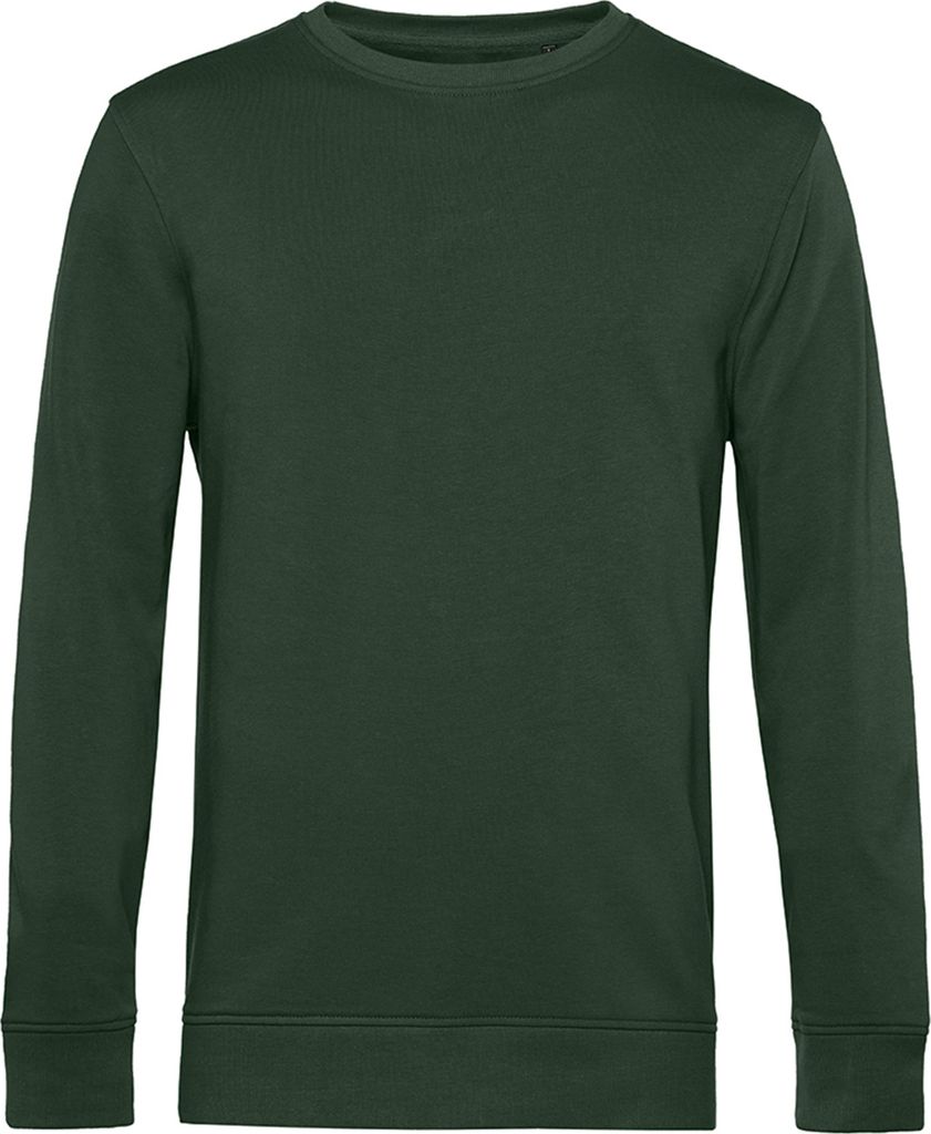 B&C - "Organic" Sweatshirt für Herren BC4691 (3XL) (Tannengrün)