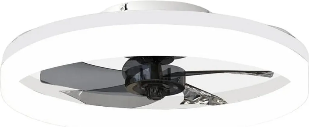 Luminaire de plafond blanc pour salon et chambre avec télécommande