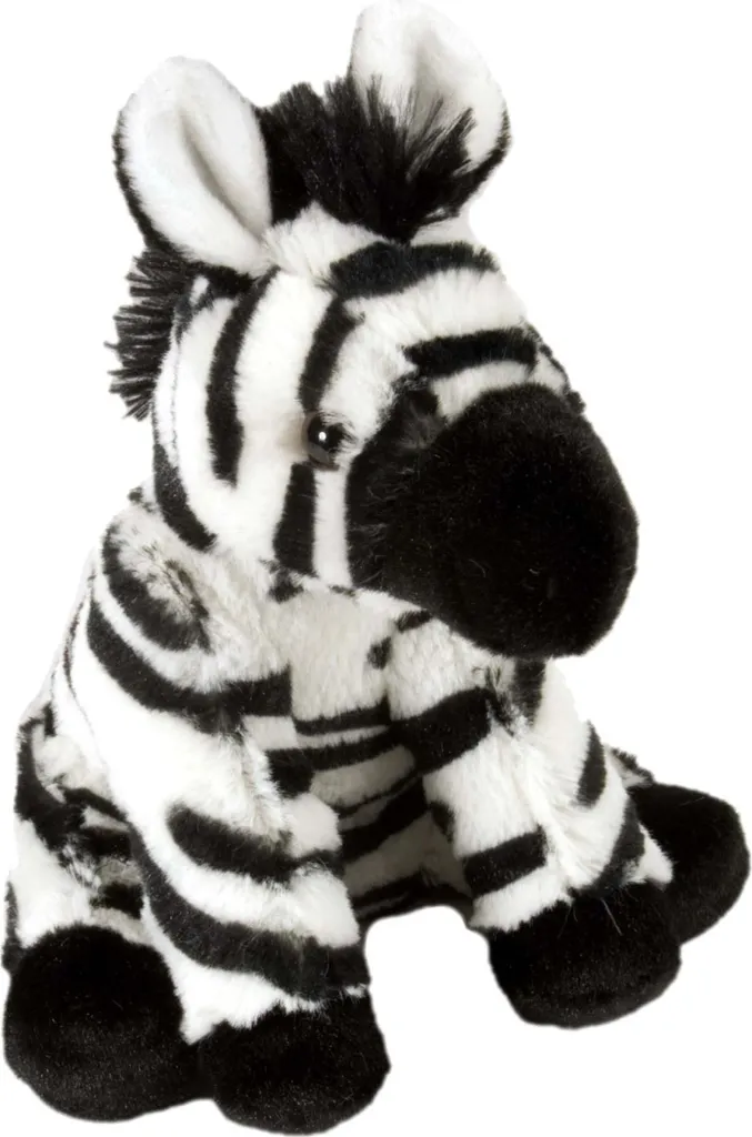 Peluche Zèbre Cuddlekins Mini Wild Republic en Tissu Doux Lavable