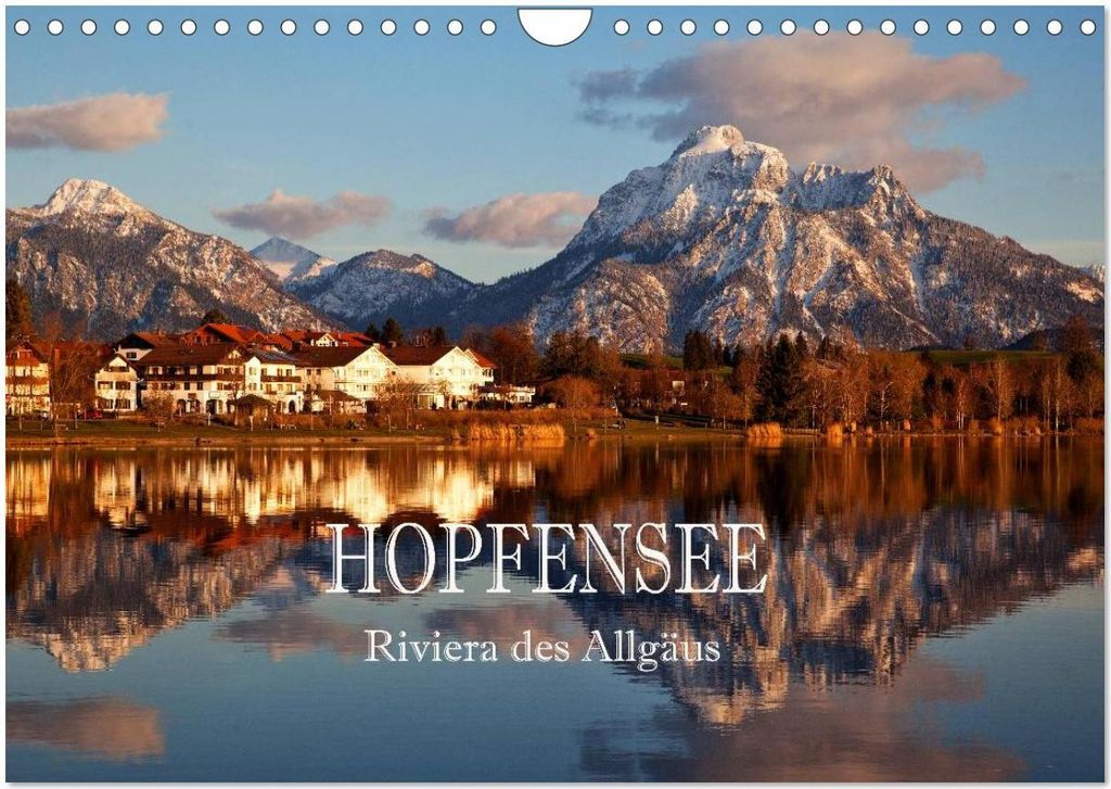 Hopfensee - Riviera des Allgäus (Wandkalender 2026 DIN A4 quer), CALVENDO Monatskalender