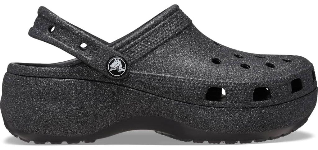 Crocs Women's Classic Platform Glitter Clog Produktbild 