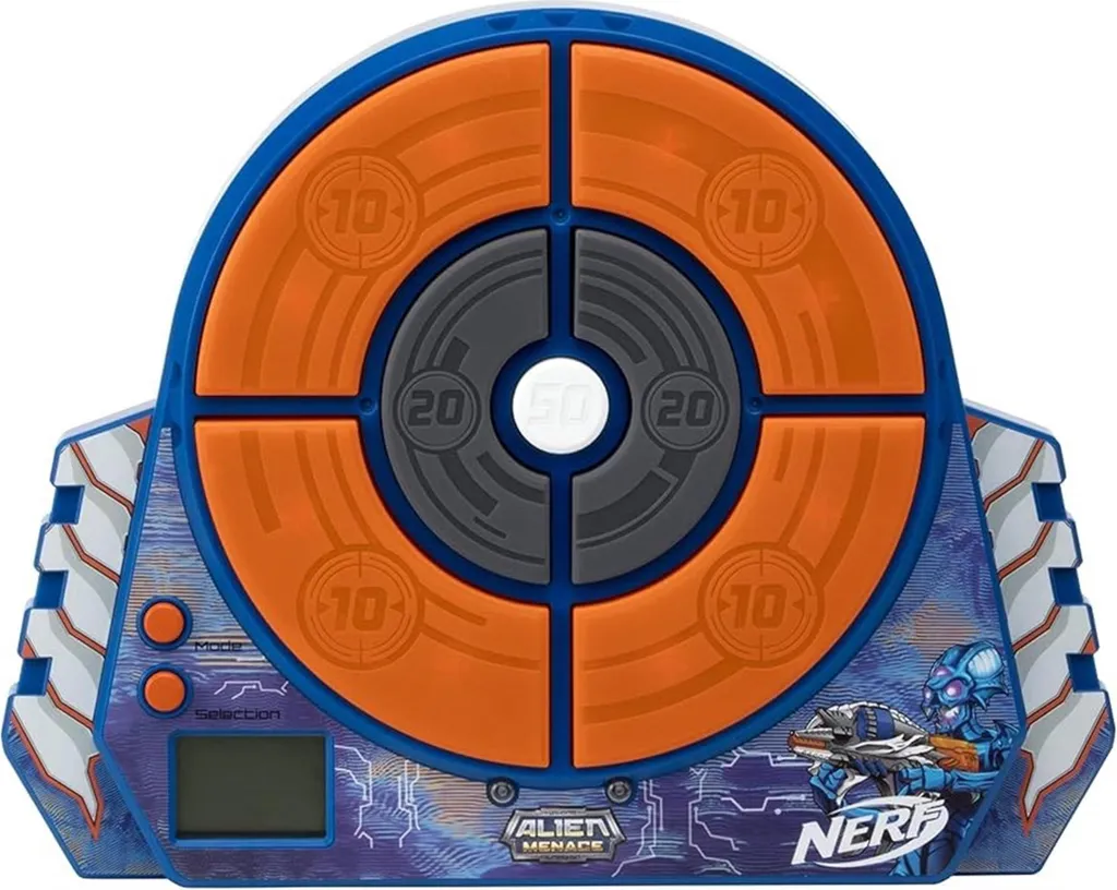 Cible Numérique Nerf Alien Menace avec Effets Sonores et Score LCD